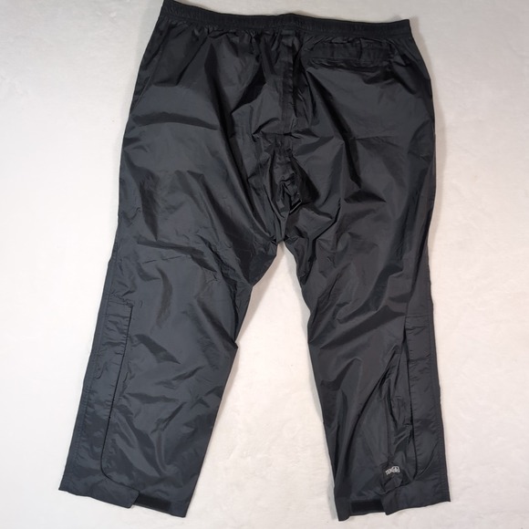 LL Bean TEK 2.5 Rain Pants Womens 2X Reg Black Ripstop Waterproof Hiking 268242 - Picture 3 of 11